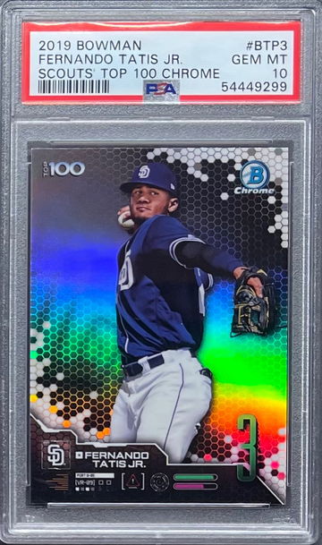 2019 Bowman Chrome Fernando Tatis Jr PSA 10