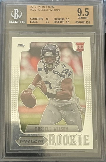 2012 panini prizm Russell Wilson #230 rookie card rc
