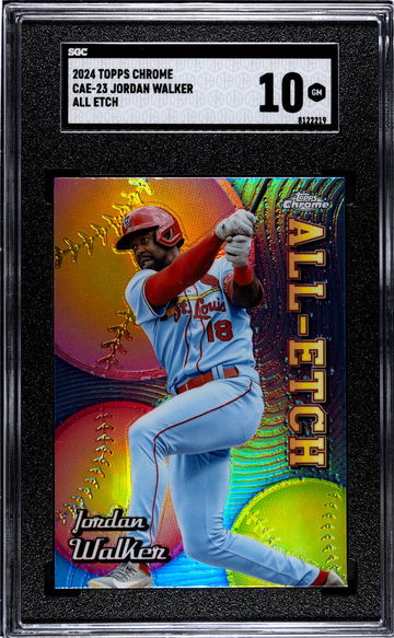2024 Topps Chrome All Etch Jordan Walker #CAE-23 SGC 10