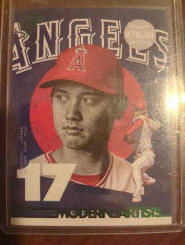 Shohei Ohtani Modern Artists green /250