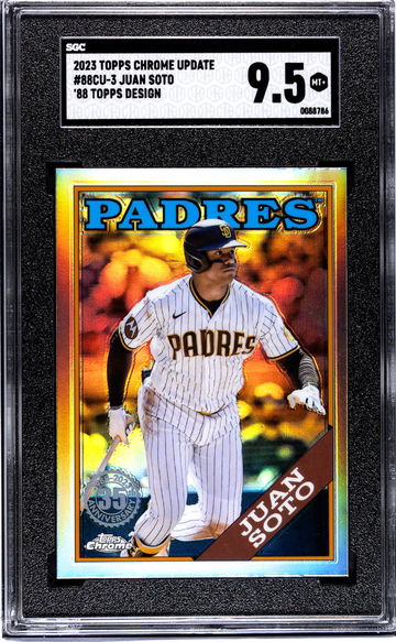 2023 Topps Chrome #88CU-3 Juan Soto '88 Topps Design SGC 9.5
