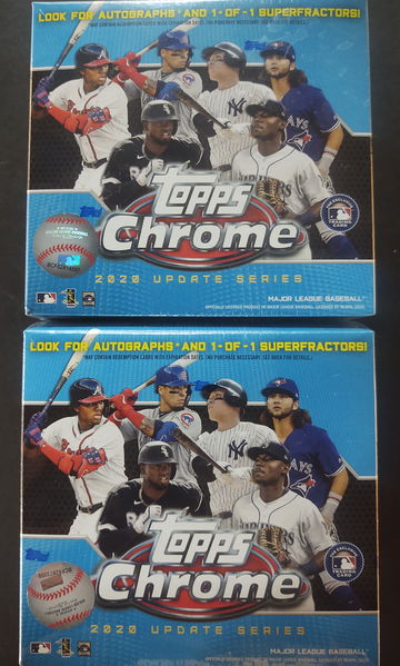 2020 Topps Chrome Update Mega Box Lot (2)- Bichette/Robert/Yordan+
