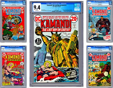 KAMANDI #1-59 *ISSUES #1-5 CGC* COMPLETE SERIES JACK KIRBY STORY & ART 1972-1978