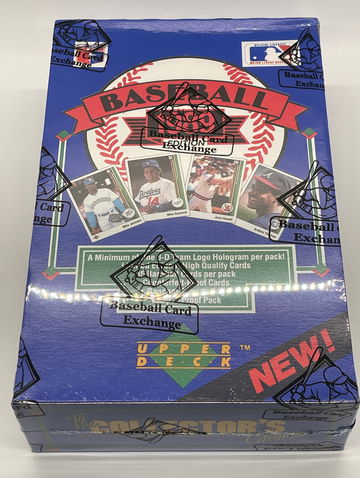 1989 Upper Deck Baseball Low Series Unopened Box BBCE FASC Ken Griffey Jr PSA
