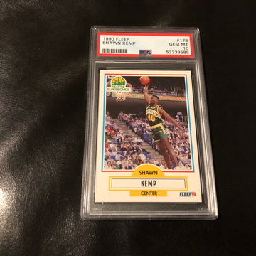 PSA 10 SHAWN KEMP 1990 FLEER ROOKIE RC #178 HOT!