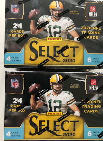 Two (2) Sealed 2020 Panini Select Football Blaster Boxes 