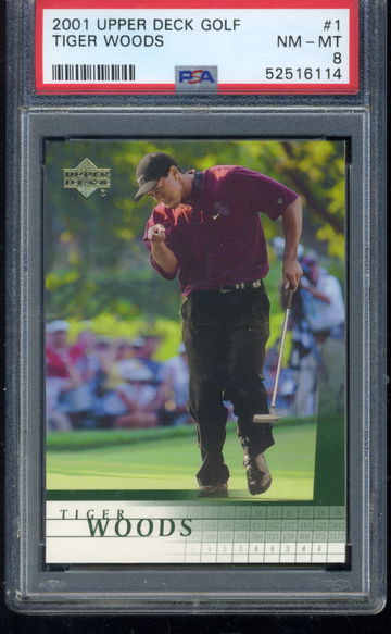 2001 UPPER DECK 1 TIGER WOODS
