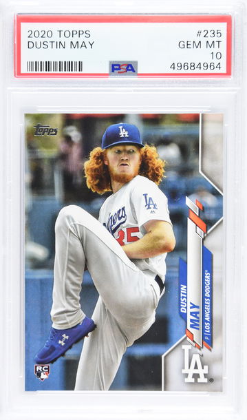 2020 Topps Dustin May PSA 10