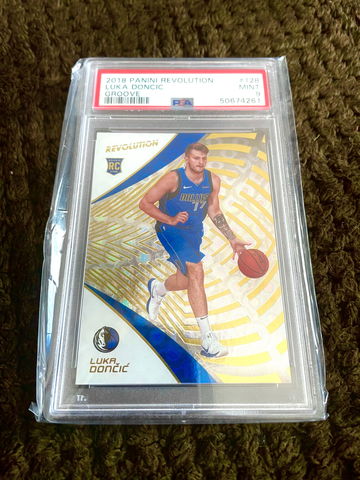2019 Luka Doncic Panini Revolution GROOVE PSA 9 Low Pop
