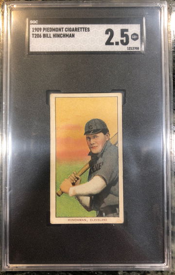 T206 Bill Hinchman 150 Piedmont SGC 2.5