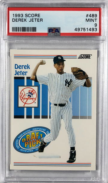 1993 Score Derek Jeter #489 ROOKIE RC PSA 9 MINT