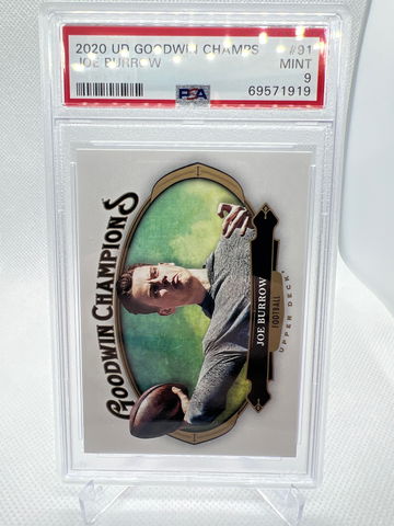 2020 Upper Deck Goodwin Champions Joe Burrow RC