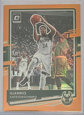 2020 Donruss Optic Giannis Antetokounmpo Orange