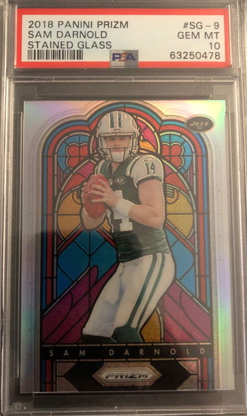 2018 Prizm Stained Glass Sam Darnold 