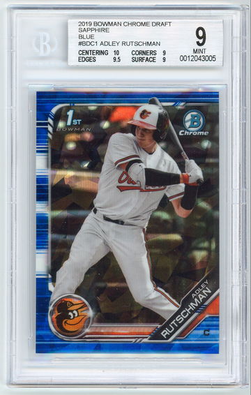 Adley Rutschman 2019 Bowman Draft Sapphire Blue /99