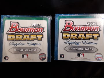 2020 Bowman Draft Sapphire 2 Box Lot