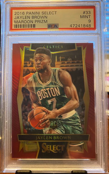 Jaylen Brown Select RC 2016 Maroon PSA 9