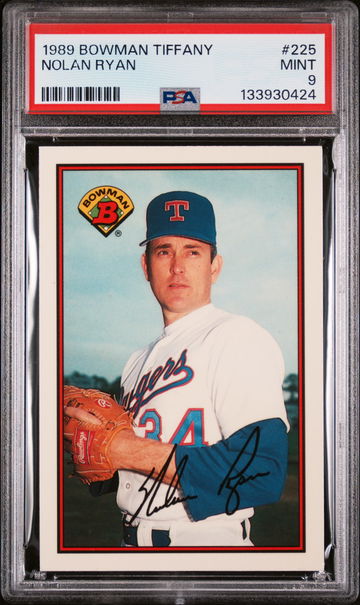 1989 Bowman Tiffany Nolan Ryan #225 /6000 PSA 9