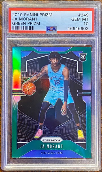Ja Morant 2019 Prizm - Green PSA 10