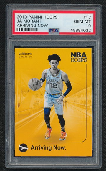 2019 Hoops Ja Morant Arriving Now PSA 10