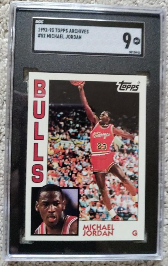 1992-93 Topps Archives Michael Jordan SGC 9