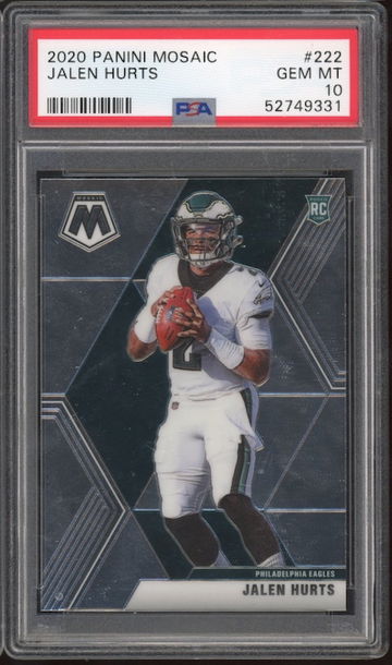 2020 mosaic Jalen Hurts psa 10