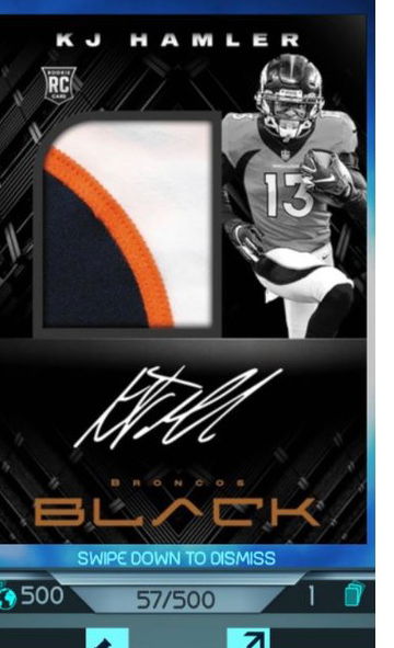 2020 Black RPA Panini Blitz KJ Hamler /500