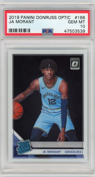 2019 Optic Ja Morant PSA 10
