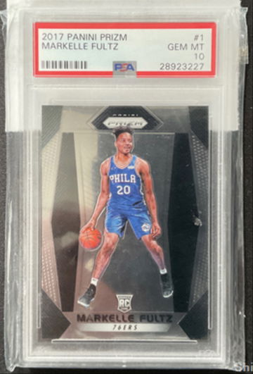 2017 Panini Prizm Rookie Markelle Fultz PSA 10