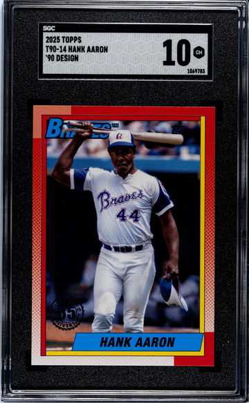 2025 Topps #T90-14 Hank Aaron '90 SGC 10