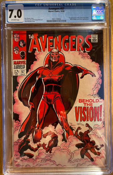 Avengers #57 CGC 7.0 1st Appearance of The Vision