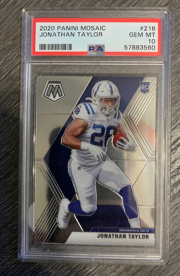 2020 Mosaic Jonathan Taylor # 216 PSA 10