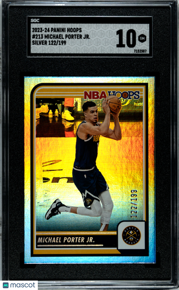 2023 Panini Hoops Michael Porter JR. #213 Silver /199 SGC 10