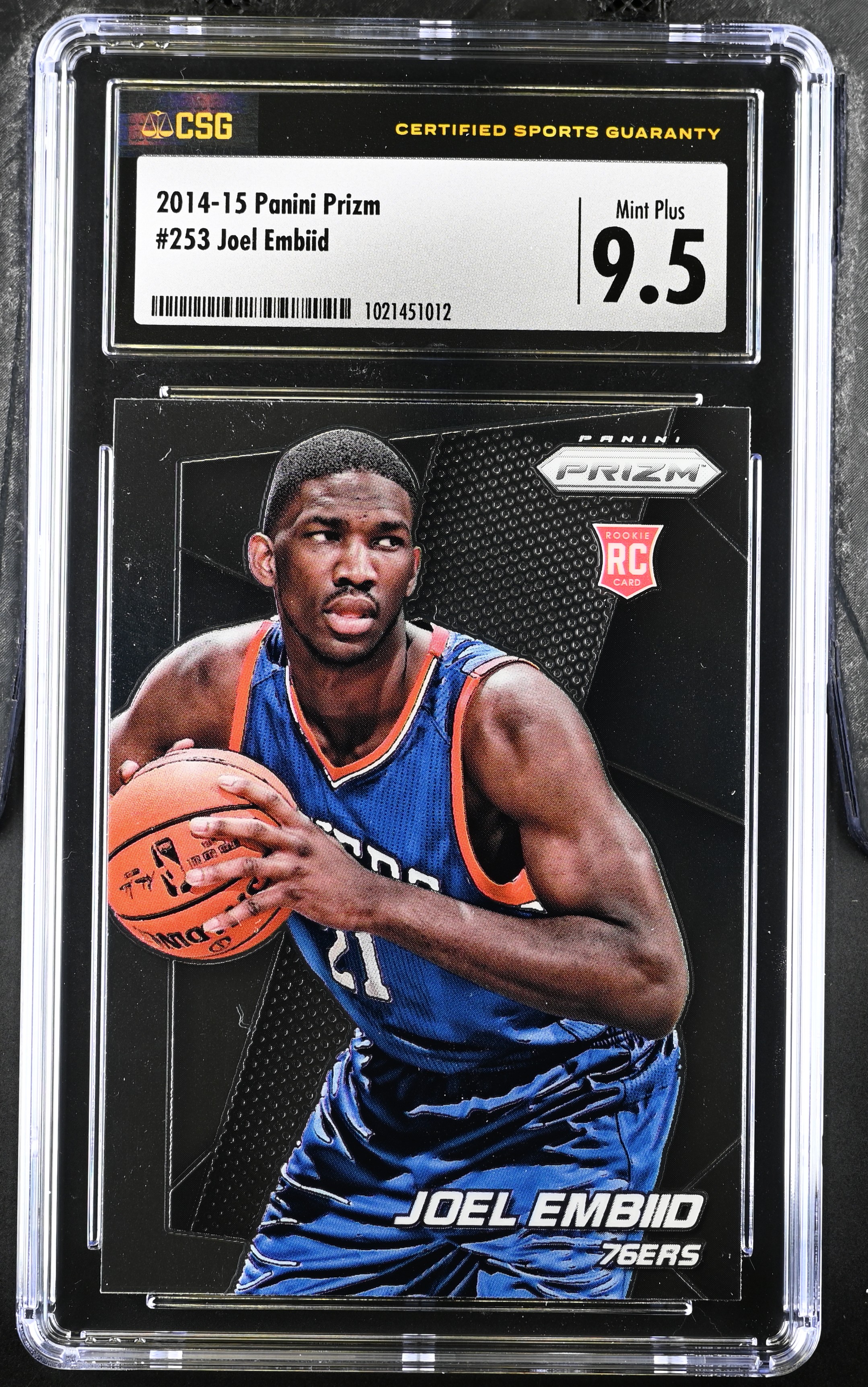 2014 Prizm Joel Embiid #253 CSG 9.5