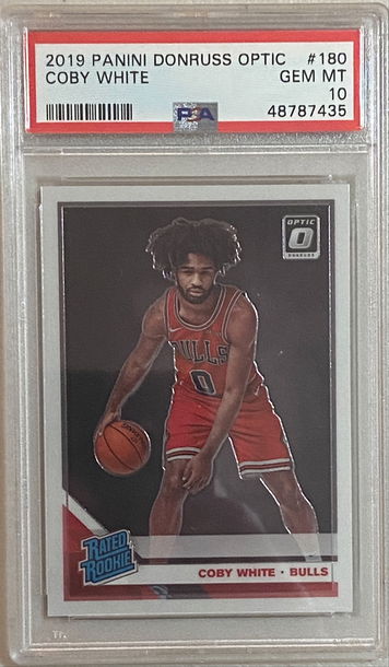 2019 Optic Coby White PSA 10