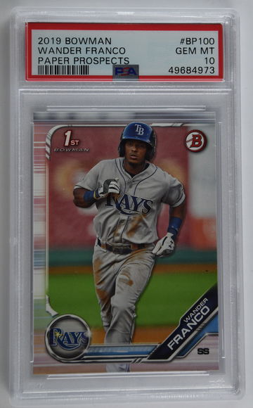 2019 Bowman Wander Franco PSA 10 #BP100
