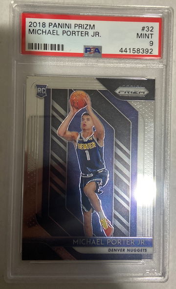 2018-2019 prizm Michael porter jr psa 9 rc 