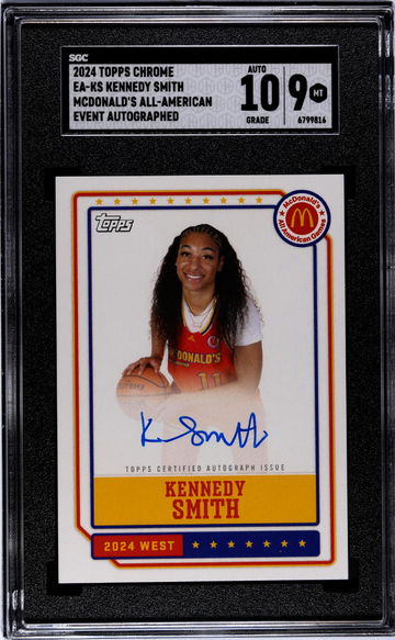 2024 Topps Chrome #EA-KS Kennedy Smith McDonald's All-American SGC 9