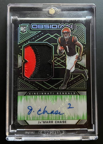 Ja’Marr Chase 2021 Obsidian RPA /50