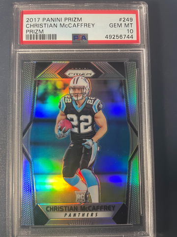 Christian Mccaffrey Prizm Rookie PSA 10