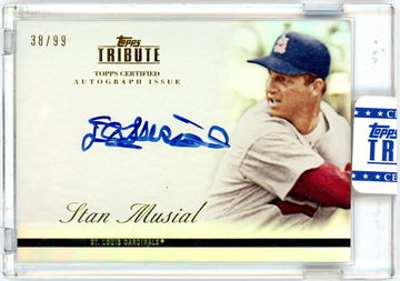 2012 Topps Tribute Inkable Accolades Stan Musial #TA-SM Auto /99
