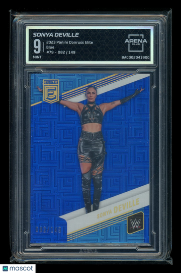2023 Panini Donruss Elite Blue Sonya Deville #79 /149 Arena Club 9
