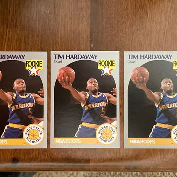 A lot of 3 Tim Hardaway 1990 NBA hoops RC #113