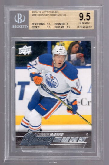 Connor McDavid 2015-16 Upper Deck Young Guns RC