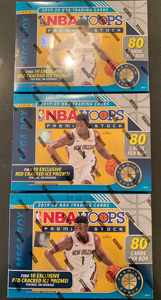 2019-20 NBA Hoops Premium Stock Mega Boxes (3)