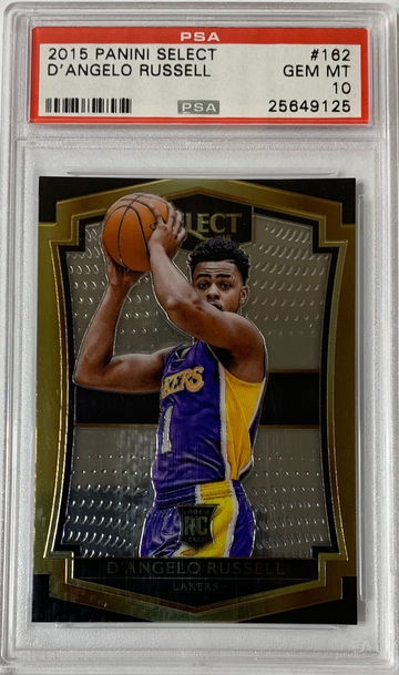 2015 Panini Select D'Angelo Russell PSA 10 Gem Mint #162