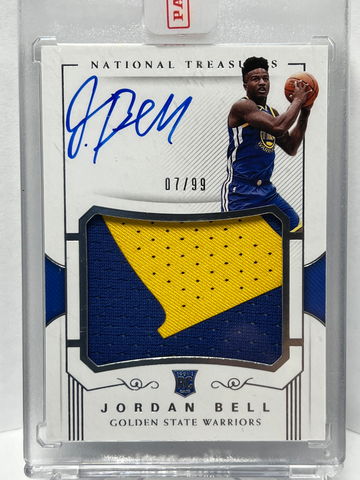 2017-18 Panini National Treasures Jordan Bell RC Auto /99