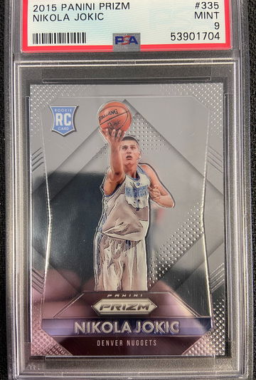 2015 PANINI PRIZM #335 NIKOLA JOKIC PSA 9 MINT