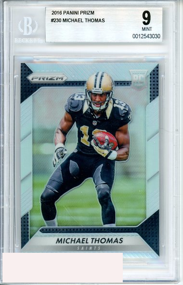 2016 PANINI PRIZM MICHAEL THOMAS #230 ROOKIE RC BGS 9