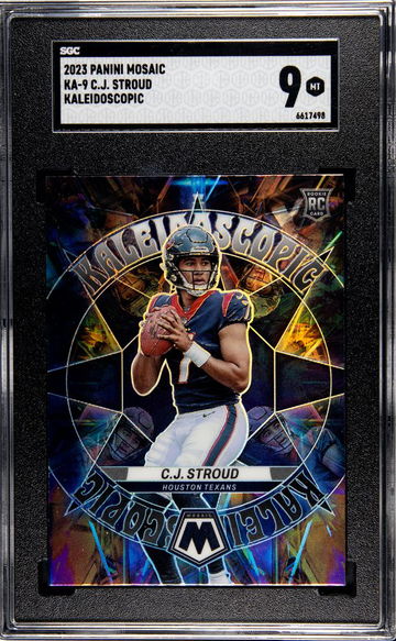 2023 PANINI CJ STROUD MOSAIC KALEIDOSCOPIC #KA-9 SGC 9